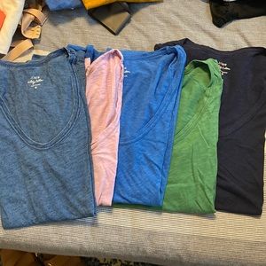 Jcrew vintage cotton scoop neck short sleeve T-shirts